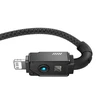 Greito įkrovimo kabelis Baseus USB C TO IP 20A 1M (juodas)