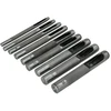 Skylių pramušėjų rinkinys, FASTER TOOLS, 9 vnt.