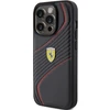 Apple iPhone 15 Pro Ferrari dėklas Twist Metal Logo (FEHCP15LPTWK) juodos spalvos
