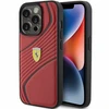 Apple iPhone 15 Pro Ferrari dėklas Twist Metal Logo (FEHCP15LPTWR) raudonos spalvos
