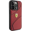 Apple iPhone 15 Pro Ferrari dėklas Twist Metal Logo (FEHCP15LPTWR) raudonos spalvos