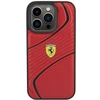 Apple iPhone 15 Pro Ferrari dėklas Twist Metal Logo (FEHCP15LPTWR) raudonos spalvos