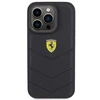 Apple iPhone 15 Pro Ferrari dėklas Quilted Metal Logo (FEHCP15LRDUK) juodos spalvos