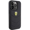 Apple iPhone 15 Pro Ferrari dėklas Quilted Metal Logo (FEHCP15LRDUK) juodos spalvos