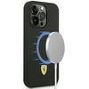 Dėklas Ferrari FESSIHMP14LBK iPhone 14 Pro 6,1"juodas hardcase Silicone Metal Logo Magsafe