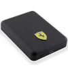 Ferrari Powerbank FEPB5MNCAK 15W 5000mAh juodos spalvos Metal Logo MagSafe