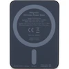 Ferrari Powerbank FEPB5MNCAK 15W 5000mAh juodos spalvos Metal Logo MagSafe