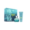Festival Vibes Set Hollister: Festival Vibes Dušo želė &amp; Šampūnas 2-In-1, 100 ml + Festival Vibes Eau De Toilette For Men, 50 ml