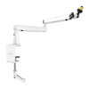 Fifine BM88W mikrofonas desk stand baltos spalvos