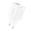 Foneng EU53 2xUSB-A, 2.4A maitinimo įkroviklis (baltas)