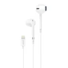 Laidinės ausinės lightning Foneng T28 iPhone - baltos