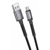 Foneng X83 USB į mikro USB laidas, 2.1A, 1m (juodas)