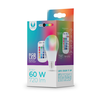 LED lemputė E27 A60 RGB + Balta 9W + RC Forever Light