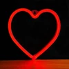 Neon LED Light Širdis red baterijos + USB FLNE07 Forever Light