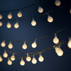 TelForceone String Light Solar LED FROSTED BALLS SFB61 6,5m 30 rutuliukai šiltai baltos spalvos Forever Light