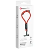 FORCELL F-DESIGN R10X40 riešo telefono virvelė su reguliuojamu ilgiu (maks. 20 cm kilpoje) raudona