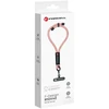 FORCELL F-DESIGN R10X40 riešo telefono virvelė su reguliuojamu ilgiu (maks. 20 cm kilpoje) rožinė balta