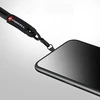 FORCELL F-DESIGN R10X40 riešo telefono virvelė su reguliuojamu ilgiu (maks. 20 cm kilpoje) juoda