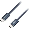 USB C į USB C laidas Forcell F-Energy QC4.0 PD 5A 100W Cafule Color 1,2 m ACYH23 tamsi mėlynas
