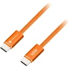 USB C į USB C laidas Forcell F-Energy QC4.0 PD 3A 60W Cafule Color 1,2 m ACYH23 oranžinis