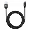 USB kabelis Forcell TUBE (C319) type-C (2.1A) 1m juodas
