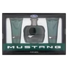 Set Ford: Mustang Žalias Eau De Toilette For Men, 100 ml + Mustang Žalias Hydrating Dušo želė All Skin Types, 100 ml + Mustang Žalias Hydrating After-Shave Balm, 100 ml
