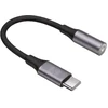 Forever adapter audio AJC-01 jack 3,5 mm - USB-C juodas