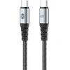 Forever Braix USB-C – USB-C laidas 1,0 m 60W juodas