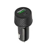 TelForceone Forever automobilinis įkroviklis 1xUSB 2,4A + 1xUSB-C PD 45W LA-04 juodas