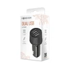 Forever automobilinis įkroviklis 1xUSB 2,4A + 1xUSB QC 3.0 LA-03 juodos spalvos