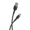 Forever Flexible kabelis USB - USB-C 1,0 m 3A juodos spalvos