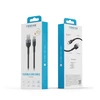 Forever Flexible kabelis USB - USB-C 1,0 m 3A juodos spalvos