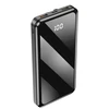 Forever power bank TB-411 ALLin1 10000 mAh su kabeliss USB-C + Lightning + microUSB juodos spalvos