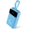 Telforceone Forever power bank Vibe-TB65 PD QC 65W 20000 mAh sky mėlynas