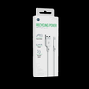 Telforceone Forever recycling kabelis USB-A - Lightning 1,5m 2,4A HDKR12-AL-00 baltos spalvos