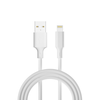 Telforceone Forever recycling kabelis USB-A - Lightning 1,5m 2,4A HDKR12-AL-00 baltos spalvos