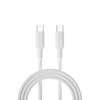 Telforceone Amžinai perdirbamas kabelis USB-C - USB-C 1,5m 3A KR15-CC-00 baltos spalvos