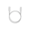 Telforceone Amžinai perdirbamas kabelis USB-C - USB-C 1,5m 3A KR15-CC-00 baltos spalvos