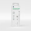 Forever recycling kabelis 2in1 1,5m 3A USB-C - USB-C + USB-A KR2W1-00 baltos spalvos