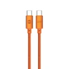 C2G Telforceone Forever Saffron cable USB-C - USB-C 1,0 m 60W oranžinis
