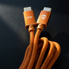 Telforceone Forever Saffron cable USB-C - USB-C 1,0 m 60W oranžinis