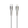 Forever Sleek kabelis USB-C - Lightning 1,0 m 27W baltos spalvos