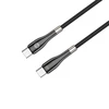 Forever Sleek kabelis USB-C - USB-C 1,0 m 60W juodos spalvos