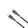 Forever Sleek kabelis USB-C - USB-C 1,0 m 60W juodos spalvos