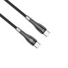 Forever Sleek kabelis USB-C - USB-C 2,0 m 60W juodos spalvos