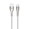 Forever Sleek kabelis USB - USB-C 1,0 m 3A baltos spalvos