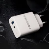 Forever TC-07-30AC PD QC įkroviklis 1x USB-C 1x USB 30W baltos spalvos + USB-C - USB-C kabelis 60W