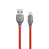 Forever Tornado kabelis USB - Žaibas 1,0 m 3A raudonas