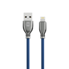 Forever Tornado kabelis USB - Lightning 1,0 m 3A navy mėlynos spalvos