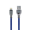 Forever Tornado kabelis USB - Lightning 1,0 m 3A navy mėlynos spalvos